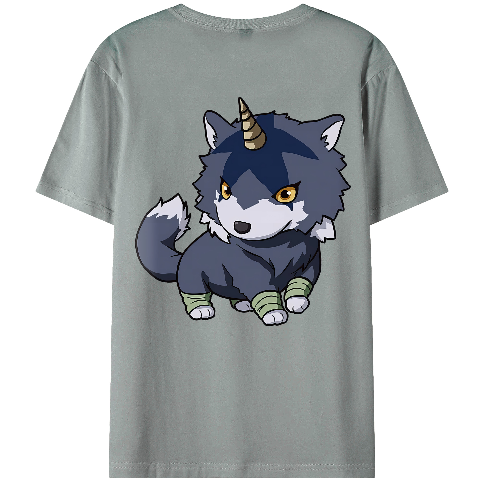 （画像用） 転スラ Regarding Reincarnated to Slime 綿100％ メンズ半袖Tシャツ（バックプリント） 通気性